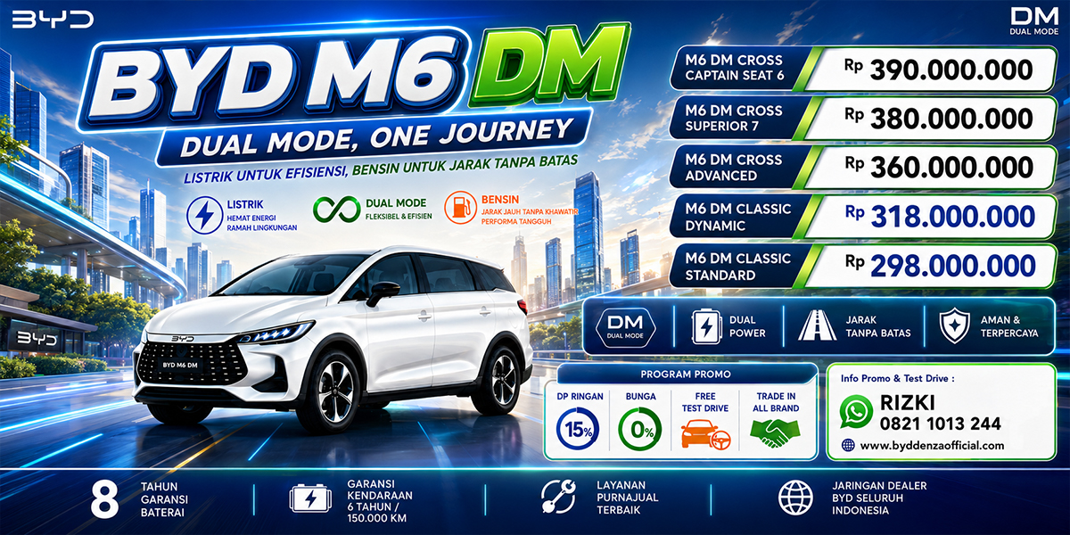 BYD M6 DM BANNER
